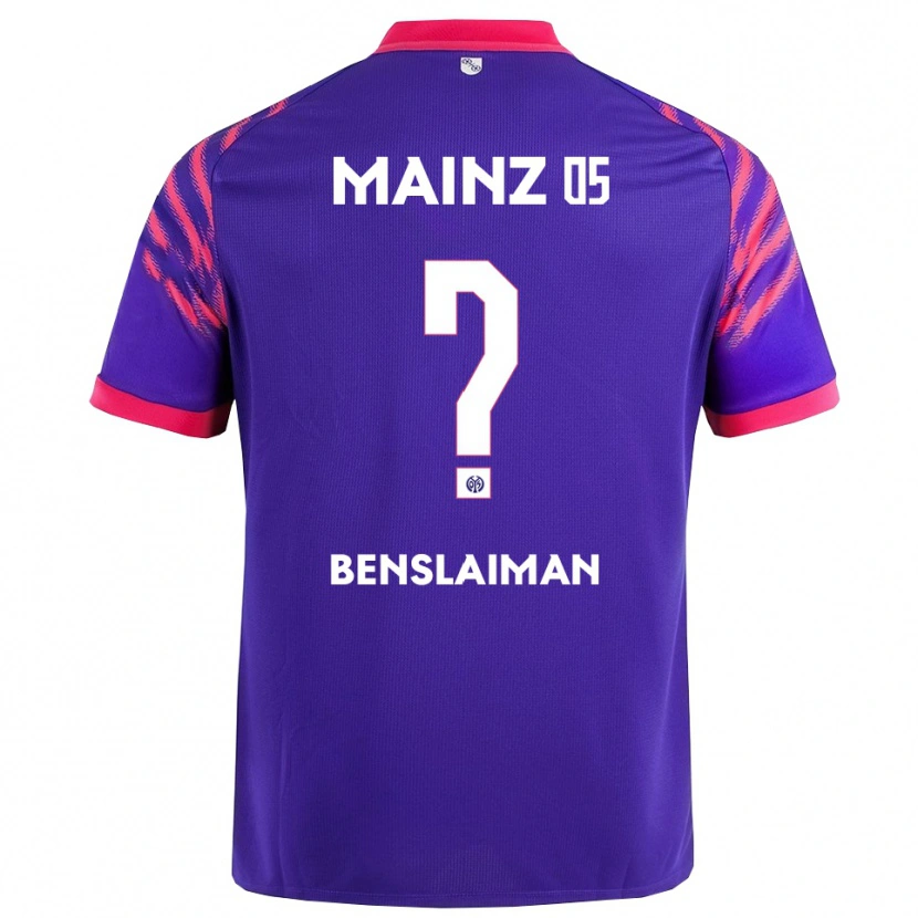 Danxen Men Mohamed Benslaiman #0 Navy Pink Away Jersey 2025/26 T-Shirt
