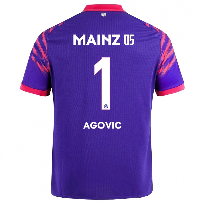 Danxen Men Daris Agovic #1 Navy Pink Away Jersey 2025/26 T-Shirt