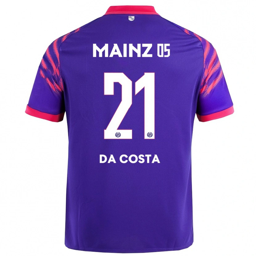 Danxen Men Danny Da Costa #21 Navy Pink Away Jersey 2025/26 T-Shirt