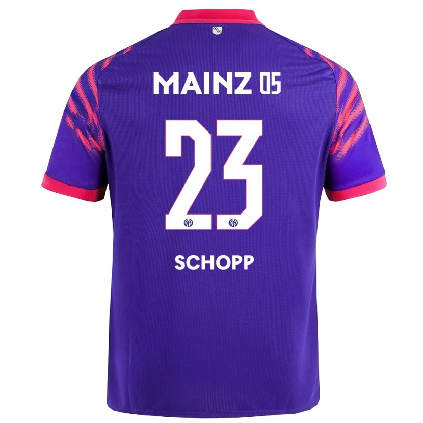 Danxen Men Konstantin Schopp #23 Navy Pink Away Jersey 2025/26 T-Shirt