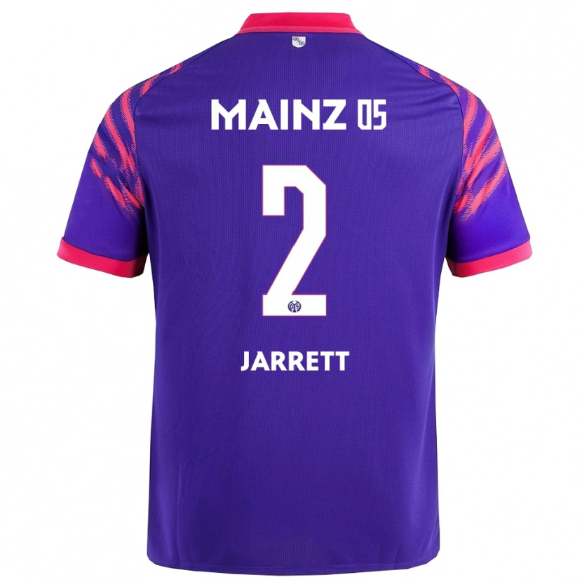 Danxen Men Tyrone Jarrett #2 Navy Pink Away Jersey 2025/26 T-Shirt