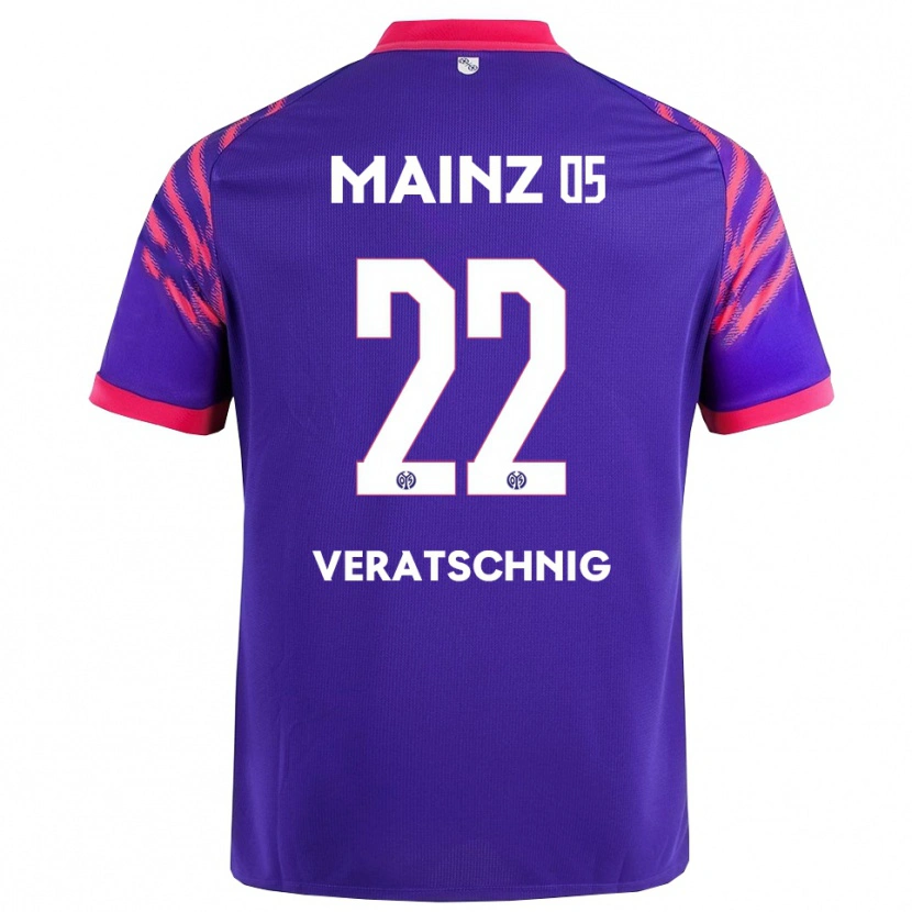 Danxen Men Nikolas Veratschnig #22 Navy Pink Away Jersey 2025/26 T-Shirt