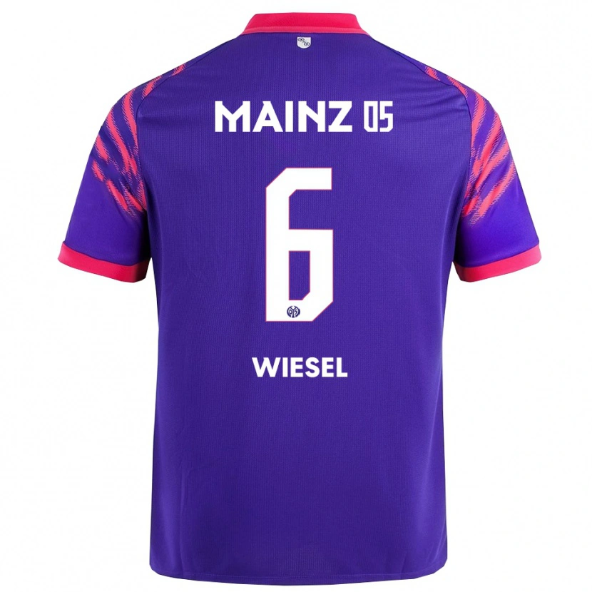 Danxen Men Maggie Wiesel #6 Navy Pink Away Jersey 2025/26 T-Shirt