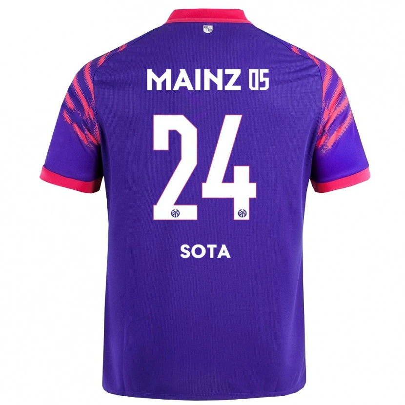 Danxen Men Sota Kawasaki #24 Navy Pink Away Jersey 2025/26 T-Shirt