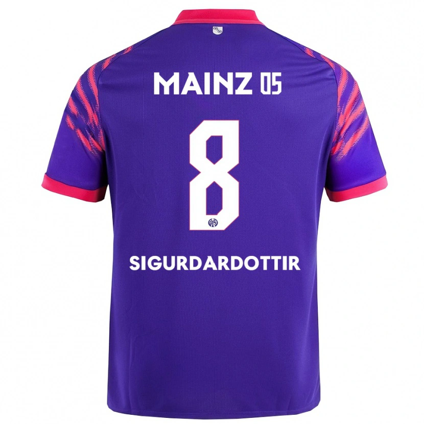 Danxen Men Heiðrún Sigurðardóttir #8 Navy Pink Away Jersey 2025/26 T-Shirt