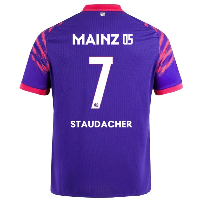 Danxen Men Leon Staudacher #7 Navy Pink Away Jersey 2025/26 T-Shirt