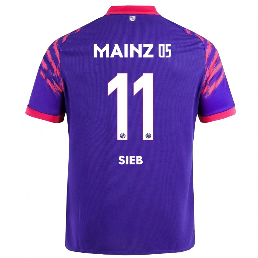 Danxen Men Armindo Sieb #11 Navy Pink Away Jersey 2025/26 T-Shirt