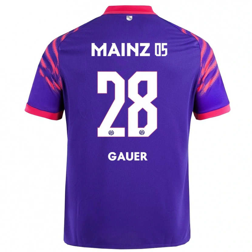 Danxen Men Luke Gauer #28 Navy Pink Away Jersey 2025/26 T-Shirt