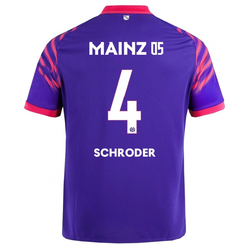 Danxen Men Lara Schröder #4 Navy Pink Away Jersey 2025/26 T-Shirt