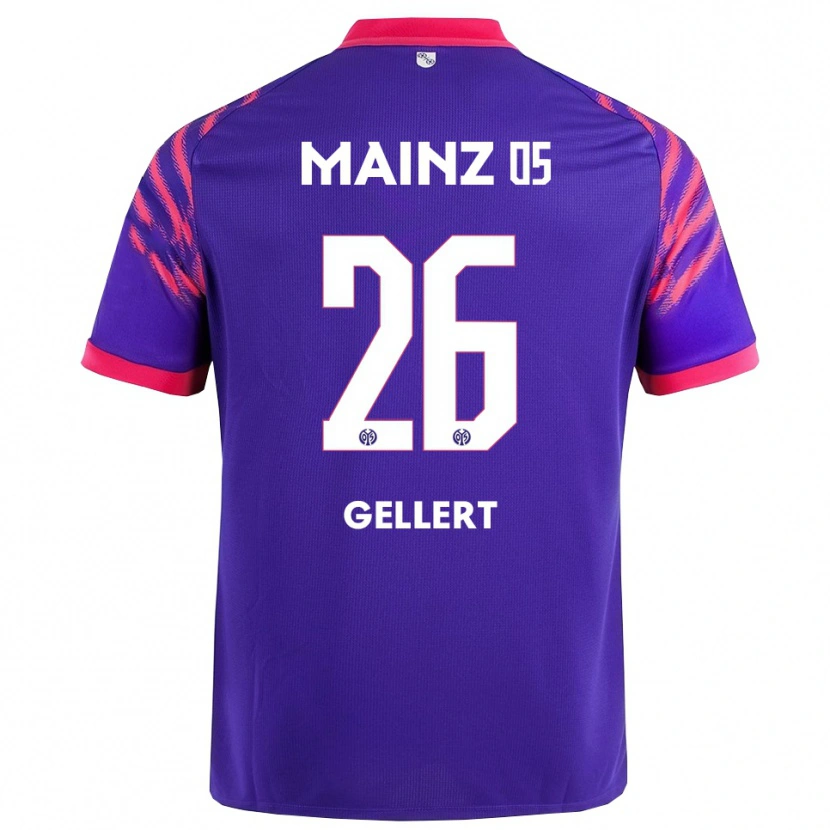 Danxen Men Mona Gellert #26 Navy Pink Away Jersey 2025/26 T-Shirt