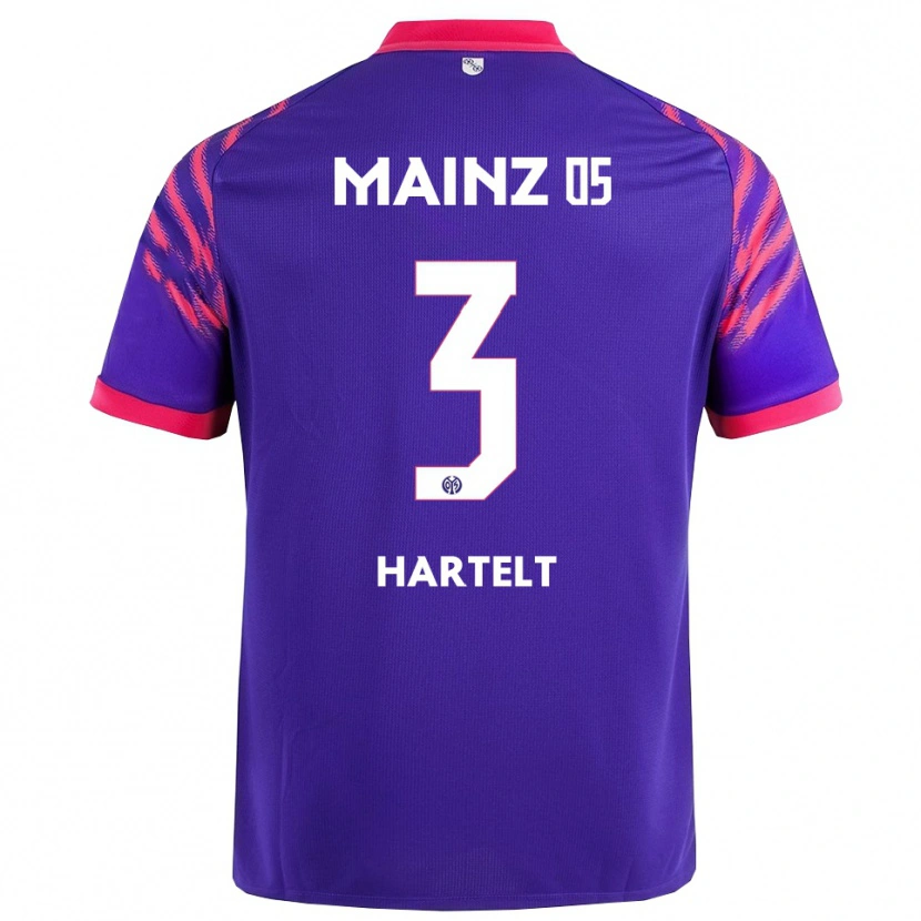 Danxen Men Toni Hartelt #3 Navy Pink Away Jersey 2025/26 T-Shirt