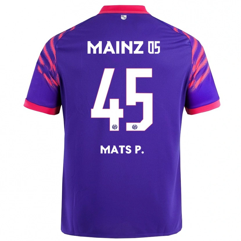 Danxen Men Mats Preßler #45 Navy Pink Away Jersey 2025/26 T-Shirt