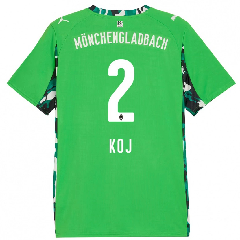 Danxen Men Julia Koj #2 Green Black Away Jersey 2025/26 T-Shirt