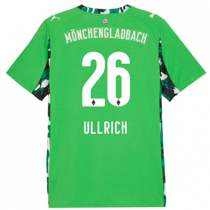 Danxen Men Lukas Ullrich #26 Green Black Away Jersey 2025/26 T-Shirt