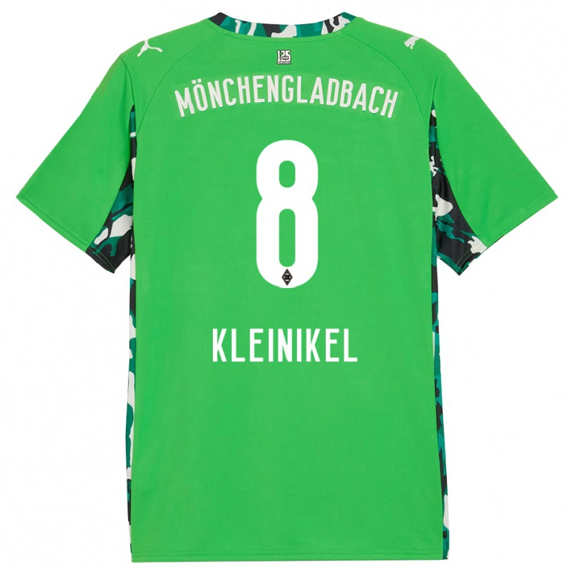 Danxen Men Nadja Kleinikel #8 Green Black Away Jersey 2025/26 T-Shirt