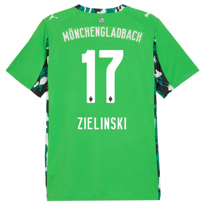 Danxen Men Yvonne Zielinski #17 Green Black Away Jersey 2025/26 T-Shirt