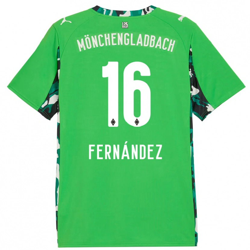 Danxen Men Oriol Fernandez Berenguer #16 Green Black Away Jersey 2025/26 T-Shirt