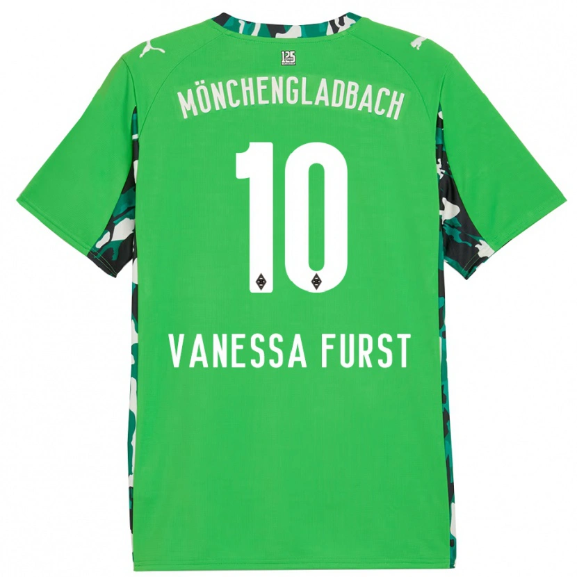 Danxen Men Vanessa Fürst #10 Green Black Away Jersey 2025/26 T-Shirt