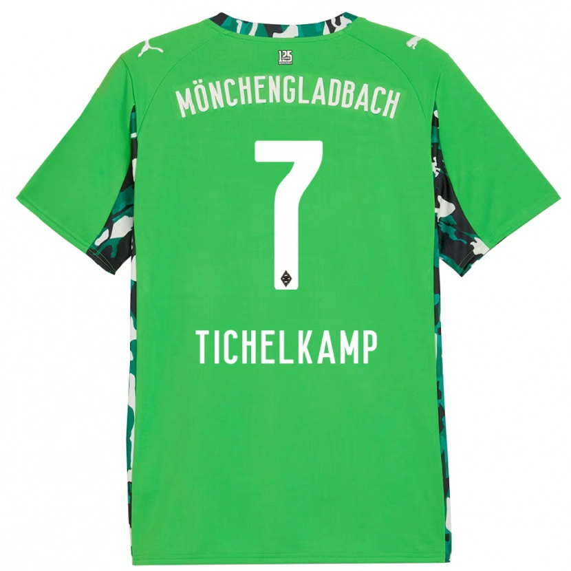 Danxen Men Emily Tichelkamp #7 Green Black Away Jersey 2025/26 T-Shirt