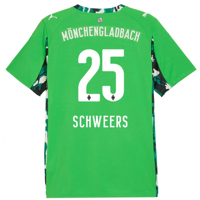 Danxen Men Lion Schweers #25 Green Black Away Jersey 2025/26 T-Shirt