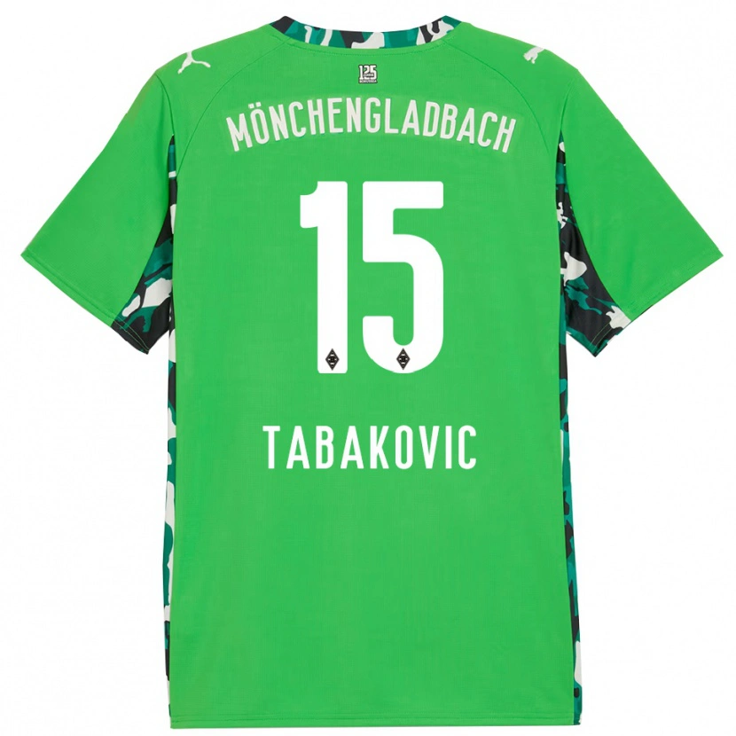 Danxen Men Haris Tabakovic #15 Green Black Away Jersey 2025/26 T-Shirt