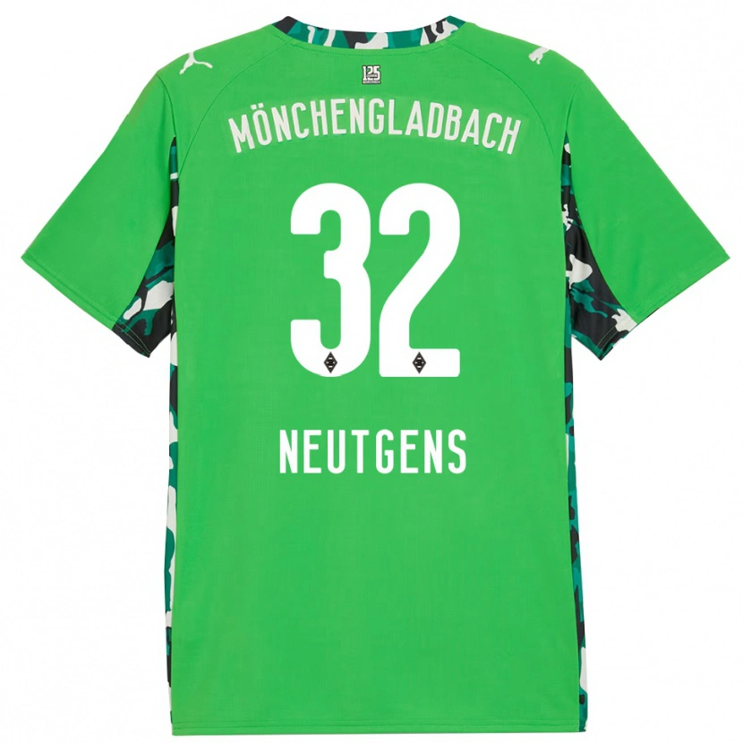 Danxen Men Maximilian Neutgens #32 Green Black Away Jersey 2025/26 T-Shirt
