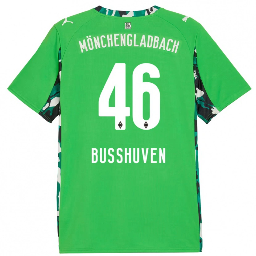 Danxen Men Alina Busshuven #46 Green Black Away Jersey 2025/26 T-Shirt