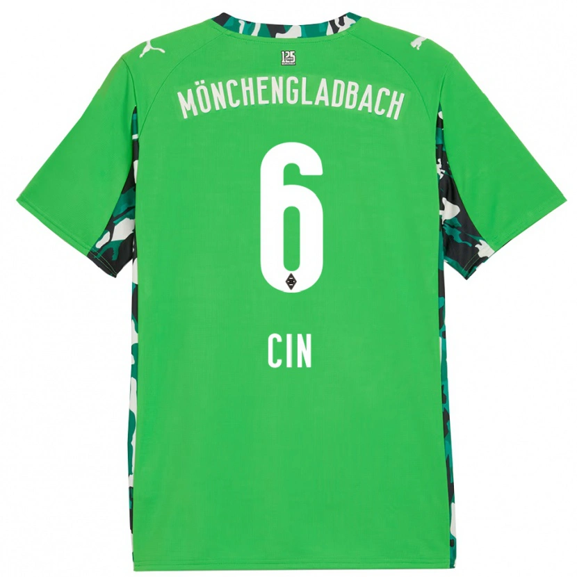 Danxen Men Miray Cin #6 Green Black Away Jersey 2025/26 T-Shirt