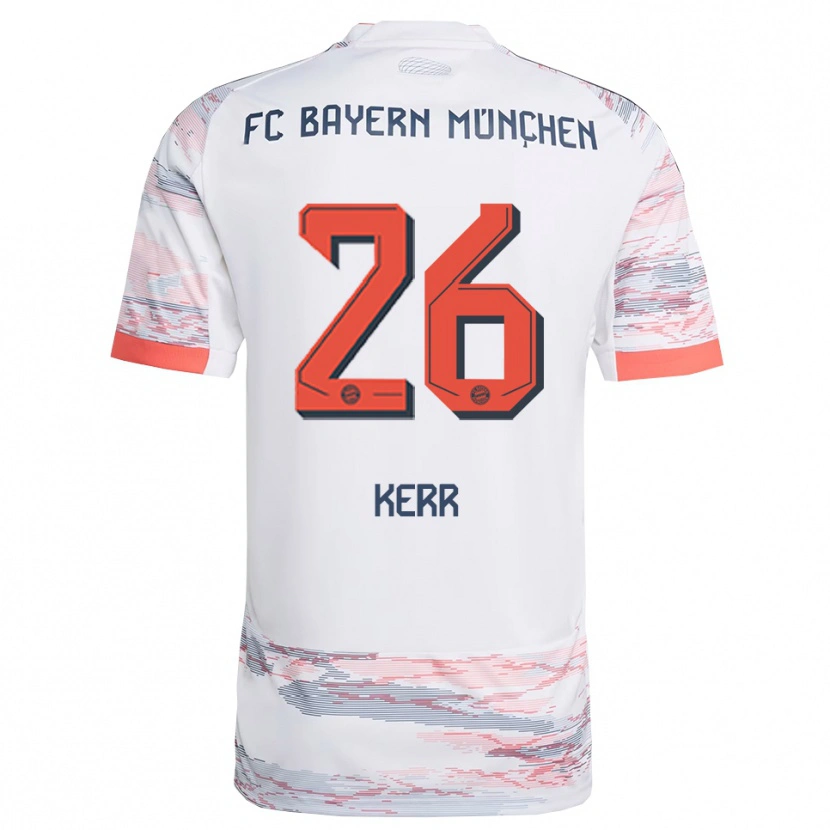 Danxen Men Samantha Kerr #26 White Gray Away Jersey 2025/26 T-Shirt