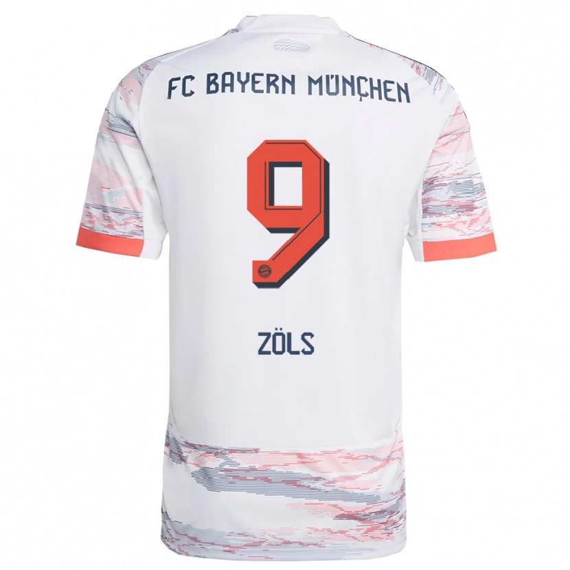 Danxen Men Simon Zöls #9 White Gray Away Jersey 2025/26 T-Shirt