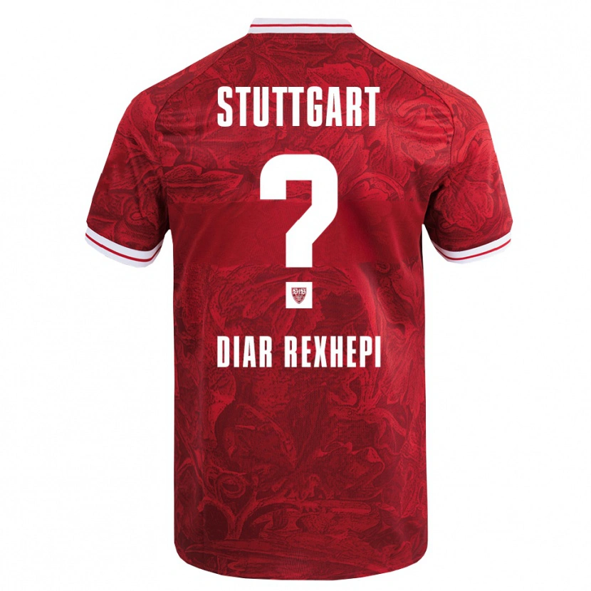 Danxen Men Diar Rexhepi #0 Red Black Away Jersey 2025/26 T-Shirt