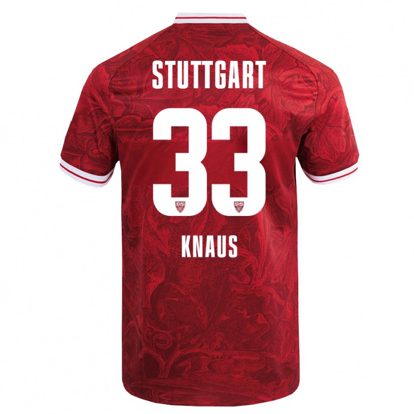 Danxen Men Jessica Knaus #33 Red Black Away Jersey 2025/26 T-Shirt