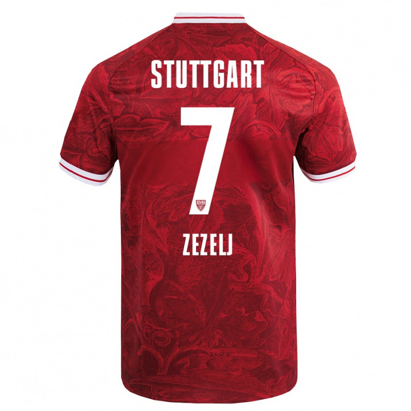 Danxen Men Neno Zezelj #7 Red Black Away Jersey 2025/26 T-Shirt
