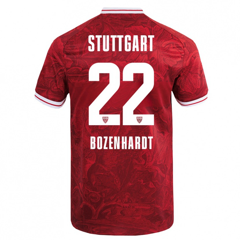 Danxen Men Laura Bozenhardt #22 Red Black Away Jersey 2025/26 T-Shirt