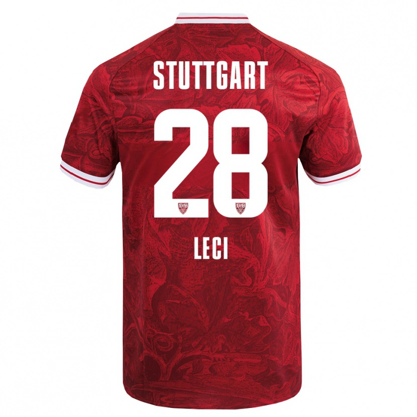 Danxen Men Besarta Leci #28 Red Black Away Jersey 2025/26 T-Shirt