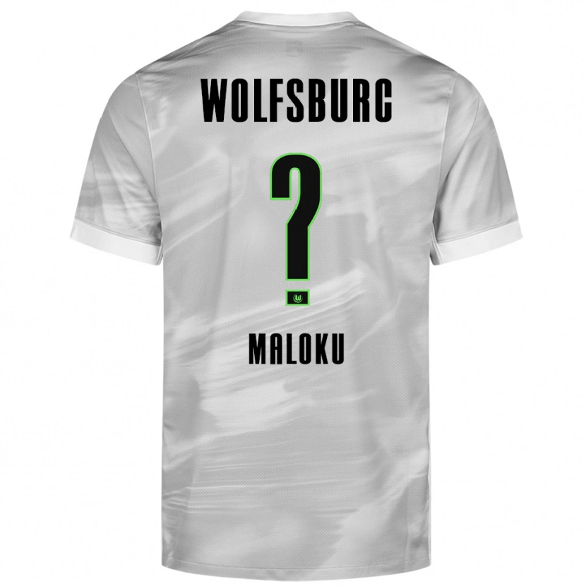 Danxen Men Enuar Maloku #0 Gray White Away Jersey 2025/26 T-Shirt