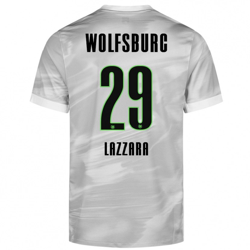 Danxen Men Luan Lazzara #29 Gray White Away Jersey 2025/26 T-Shirt