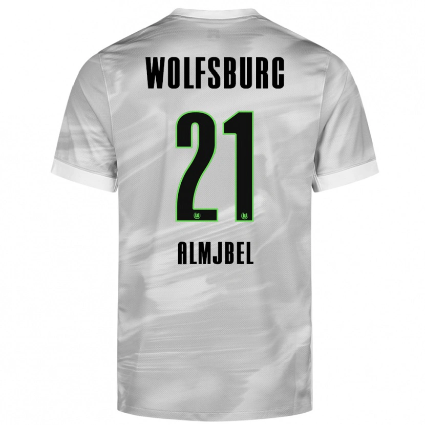 Danxen Men Mohamad Almjbel #21 Gray White Away Jersey 2025/26 T-Shirt