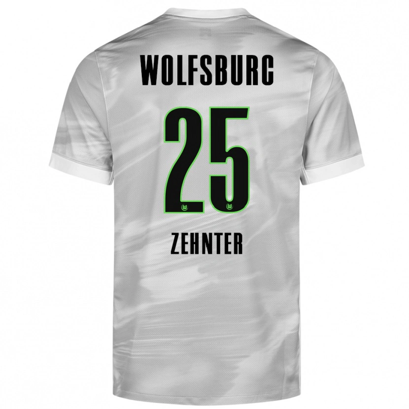 Danxen Men Aaron Zehnter #25 Gray White Away Jersey 2025/26 T-Shirt