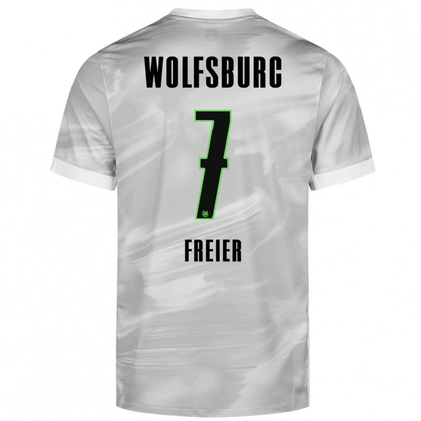 Danxen Men Sharn Freier #7 Gray White Away Jersey 2025/26 T-Shirt