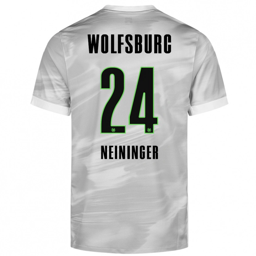 Danxen Men Tim Neininger #24 Gray White Away Jersey 2025/26 T-Shirt