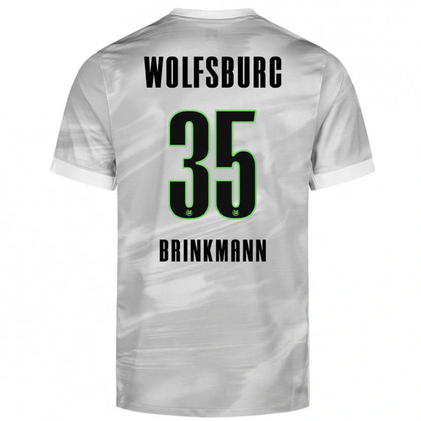 Danxen Men Karla Brinkmann #35 Gray White Away Jersey 2025/26 T-Shirt