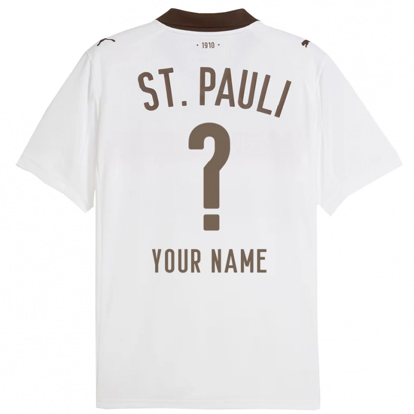 Danxen Men Your Name #0 White Red Away Jersey 2025/26 T-Shirt