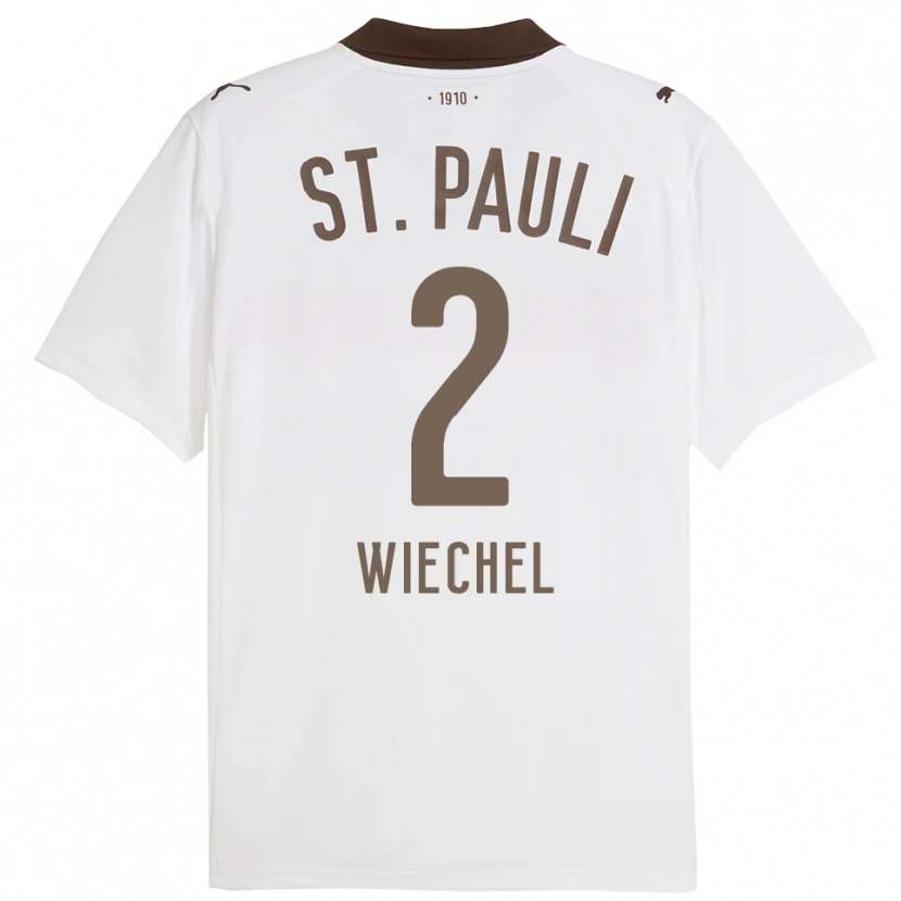 Danxen Men Jan Wiechel #2 White Red Away Jersey 2025/26 T-Shirt