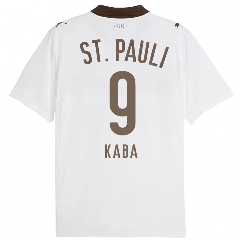 Danxen Men Wissou Kaba #9 White Red Away Jersey 2025/26 T-Shirt