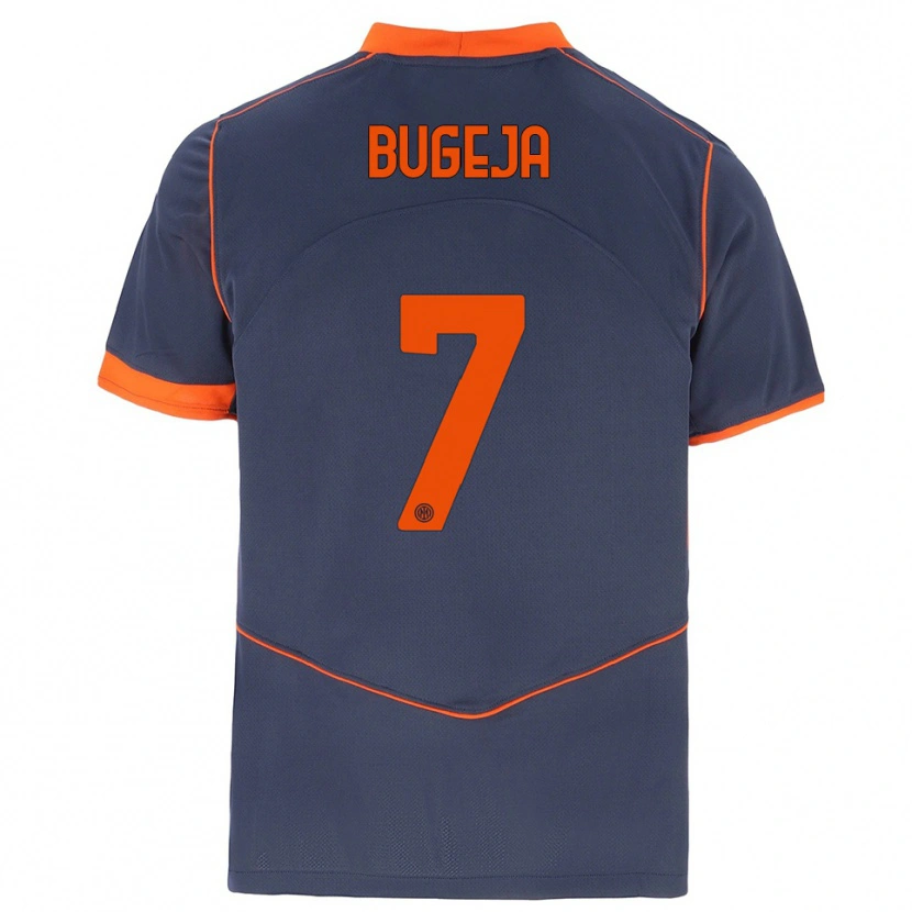 Danxen Men Haley Bugeja #7 Gray Orange Third Jersey 2025/26 T-Shirt