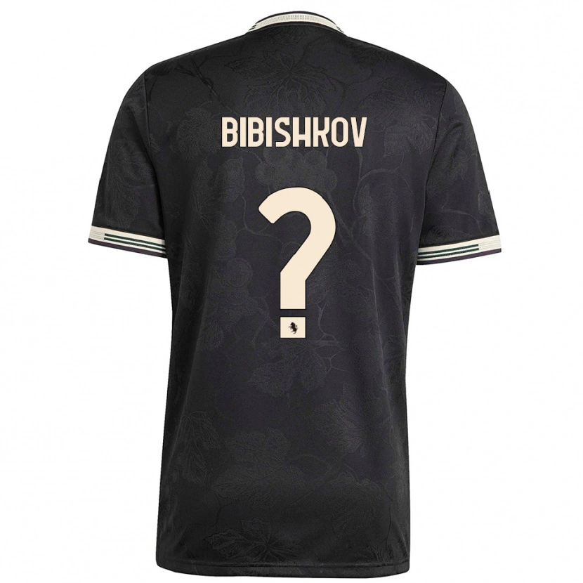 Danxen Men Marsel Bibishkov #0 Black White Green Third Jersey 2025/26 T-Shirt