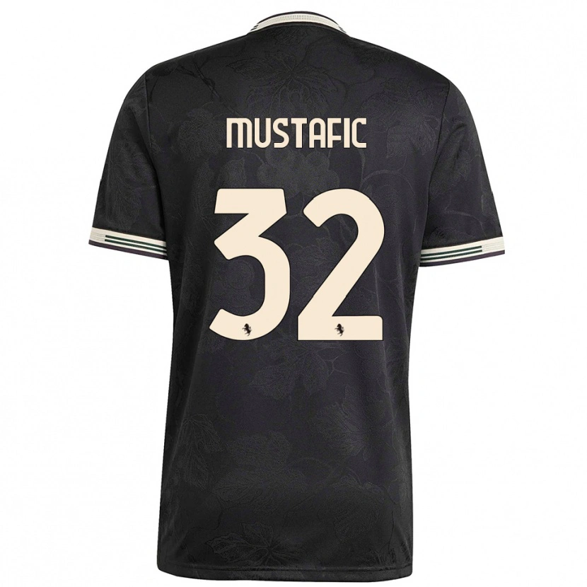 Danxen Men Emma Mustafic #32 Black White Green Third Jersey 2025/26 T-Shirt