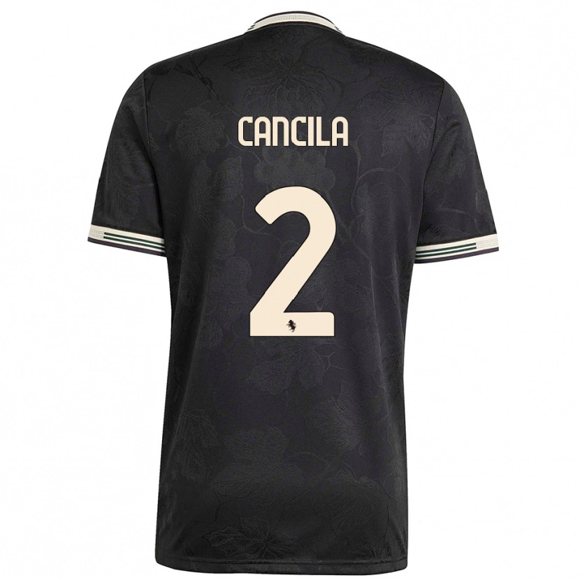 Danxen Men Lorenzo Cancila #2 Black White Green Third Jersey 2025/26 T-Shirt