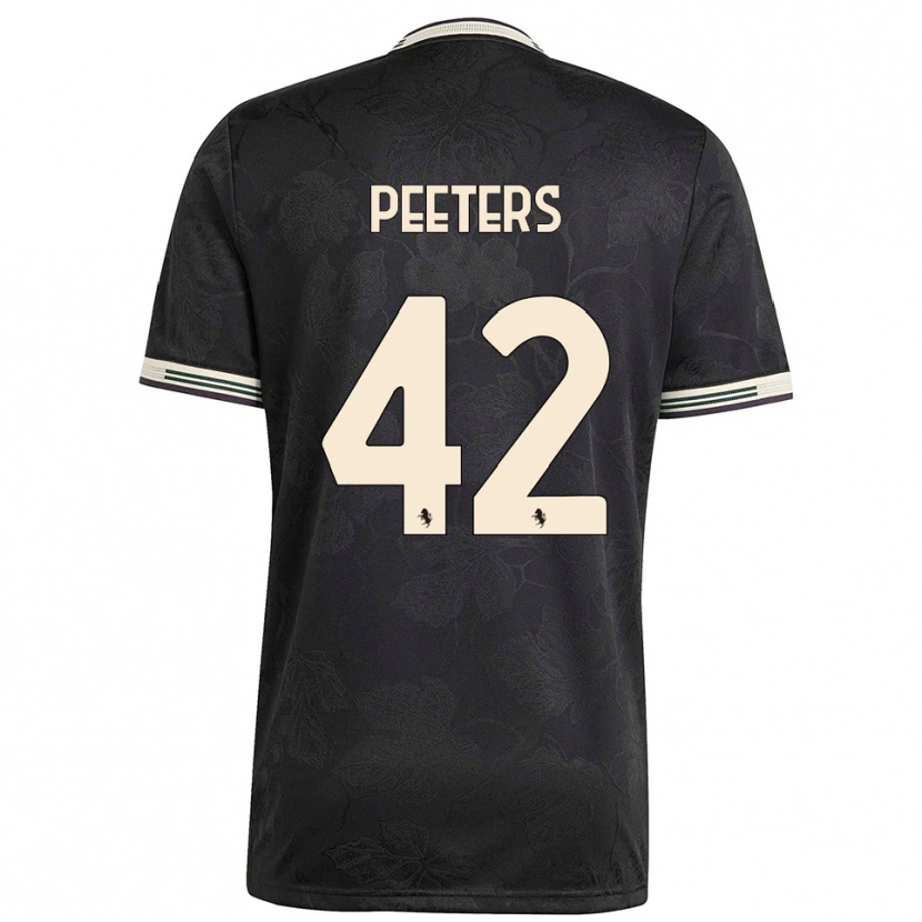 Danxen Men Daouda Peeters #42 Black White Green Third Jersey 2025/26 T-Shirt